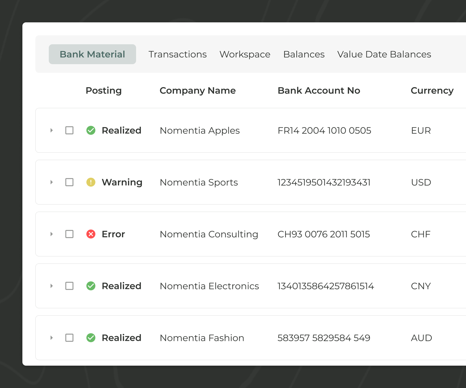 nomentia-bank-account-management